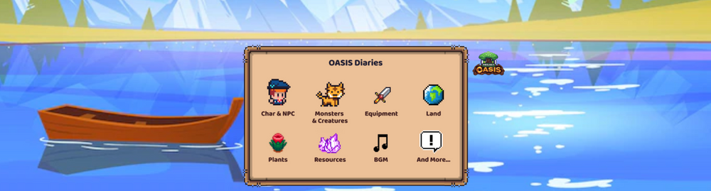 OASIS Diaries GameFi content updates